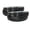 Black, variant on Leather Dress Belt 2-Pack 1 1/8 Inch Silver Buckle (Women)