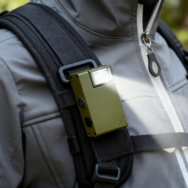 BotaniNest Rechargeable Mini With Rotating Head Compact And Powerful Portable Light For Outdoor Emergency