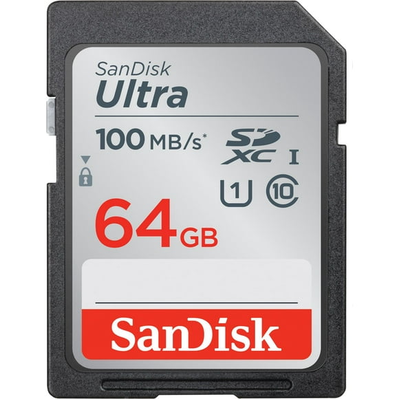 Carte SanDisk UltraMD SDXCMC UHS-I de 64&nbsp;Go&nbsp;– SDSDUNC-064G-CW6IN meilleures images et vidéo Full HD