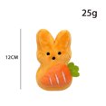 thumbnail image 2 of laqbezok Easter Bunny Plush, 5" Mini Holding Carrot Broody Bunny Plush Bunny Stuffed Animals, Easter Gifts Birthday Gifts for Family, 2 of 11