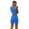 thumbnail image 3 of Hanes Women's Originals Supersoft Crop Top & Boxer Shorts Set, Comfywear Loungewear Set, 3 of 5