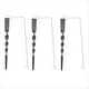thumbnail image 1 of Estaca de Anclaje de Cadena para Lluvia de 3 mm de Grosor, 13 Pulgadas, Incluida una Cadena Larga de 17 Pulgadas de Hierro con Recubrimiento en Polvo Negro, 1 of 5