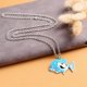 thumbnail image 5 of Moda dulce 3D animal pescado engranaje colgante de cadena larga suéter joyería jinwen Collar pendiente de la vendimia, 5 of 8