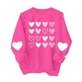 thumbnail image 4 of yievot Women Valentine's Day Sweatshirts Heart Graphic Crew Neck Pullover Long Sleeve Casual Shirts Tops, 4 of 9