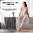 thumbnail image 3 of Toallas de Baño de Microfibra, 4 Piezas | 3 Toallas de Baño Grandes para Cuerpo + 1 Toalla para Gym/Rostro | Ultra Absorbentes, Secado Rápido | para Gym, Playa, Spa, Hotel-Marrón (Gris), 3 of 4