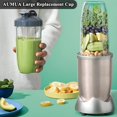 thumbnail image 4 of Vaso de repuesto para batidoras eléctricas NUTRIBULLET Original 600 Watt y NutriBullet Pro 900 W, accesorios de vaso para batidora, piezas de repuesto para vaso Nutribullet, 4 of 5