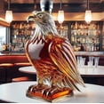 thumbnail image 4 of Whiskey Decanters Set, Glass Animal Shaped Bottles, Novelty Bar Display, Decorative Liquor Container 300ml (Eagle B model), 4 of 5