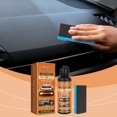 thumbnail image 2 of Homonth Restaurador de Plásticos Automotrices, Acondicionador para Interiores, Limpiador de Tableros, Consolas y Paneles, Acabado Negro Brillante con Esponja, 100ml, 2 of 6