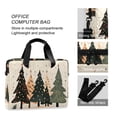 thumbnail image 4 of FORMRS 16" Laptop Bag Carrying Sleeve Case with Handle Travel Shoulder Briefcase, Beige Christmas Trees, 4 of 8