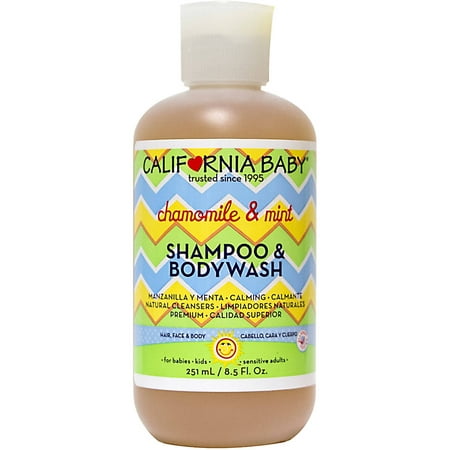 California Baby Camomille & Mint Shampoo & Bodywash, 8,5 fl oz