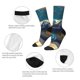 thumbnail image 4 of Fotbe Sunshine Underwater Sand Turtle Calcetas Largas con Estampado para Hombre y Mujer – Calcetas de Compresión Transpirables y Elásticas, Viajar y Uso Diario Talla 5-11, 4 of 6