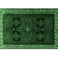 thumbnail image 1 of Ahgly Company Indoor Rectangle Persian Emerald Green Traditional Area Rugs, 7' x 10', 1 of 4