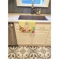 thumbnail image 2 of Carolines Treasures BB6094KTWL Easter Eggs Cocker Spaniel Buff Kitchen Towel, 2 of 3