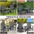 thumbnail image 6 of Outsunny Adirondack Collection Wooden Adirondack Chairs - Set of 2, Gray, 6 of 9