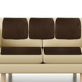 thumbnail image 2 of 3Pcs Sofa Headrest Cover Soft Polyester Recliner Headrest Protector Wear Resistant Recliner Headrest Cover Anti-Fade Sofa Head Protector Furniture Protector for Recliner Chair Sofa, 2 of 11