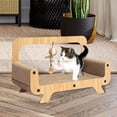 thumbnail image 2 of lionlar Cat Scratcher Sofa Pad Scratching Board Interactive Toy for Kitty Grinding Claws Rectangle 50x30x24cm, 2 of 7
