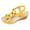 Yellow, variant on Woman'S Sandals Fame Pillow Recovery Sandals for Women, Adjustable Double Buckle Waterproof EVA Cloud Slides for Women(Yellow,Size7)