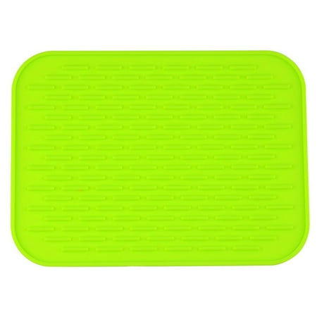 

XM Culture 2 Pcs Kitchen Silicone Heat Resistant Table Mat Non-slip Pot Pan Holder Pad Cushion(Green)