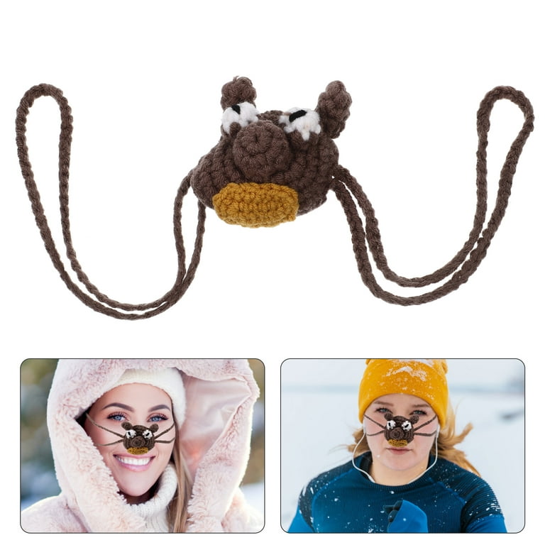 Nose Mask Pollen Protection Dust Cotton Washable Reusable Adjustable Straps  Winter Nose Warmer Adult Size Nose Cover 
