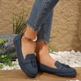 thumbnail image 6 of CHICVOMEY Comfort Penny Loafers for Women with Memory Foam Insole Business Casual Loafers Lightweight Work Dressy Loafers Slip On Flats with Arch Support, 6 of 8