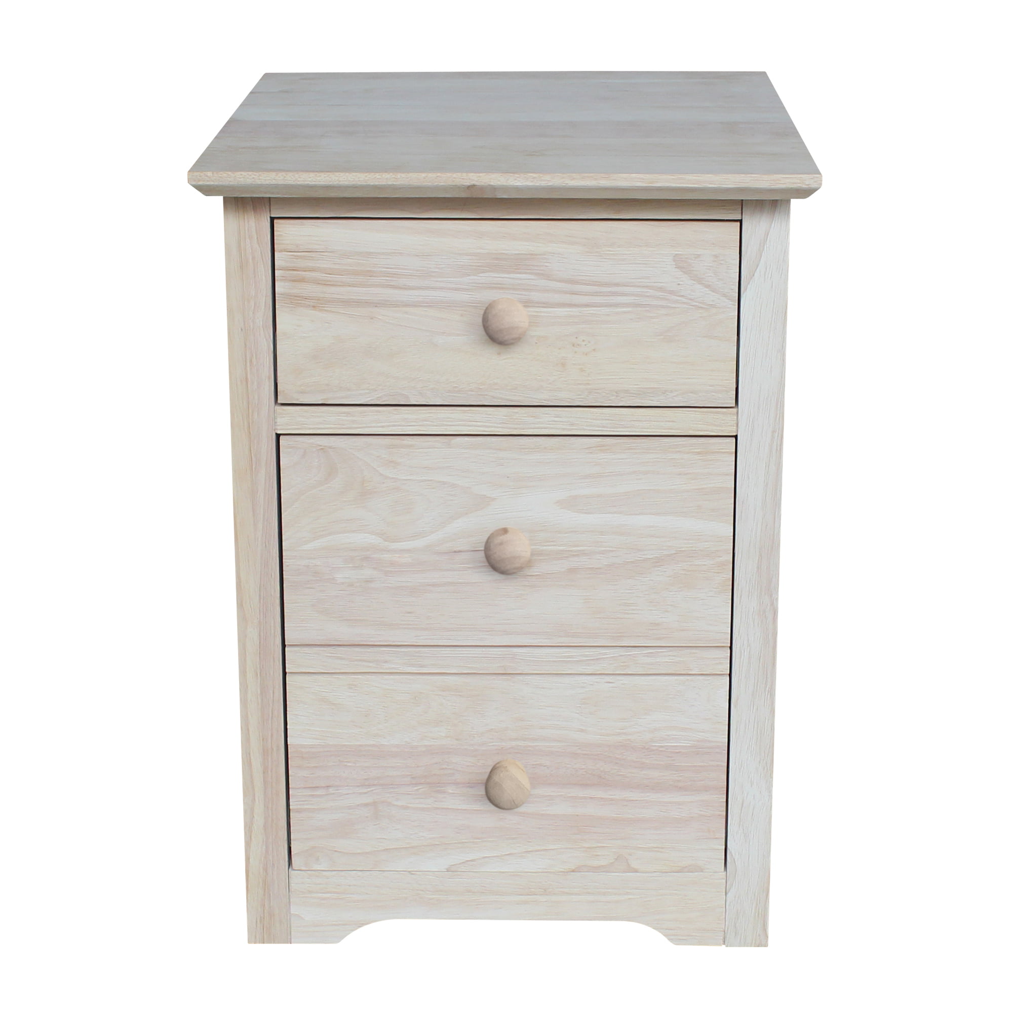 Two Drawer File Cabinet With Desk, Unfinished Lateral File Cabinets