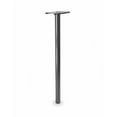 thumbnail image 2 of Architectural Mailboxes 7516P Pacifica Basic In-Ground Steel Mailbox Post - Pewter, 2 of 3