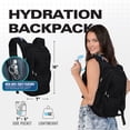 thumbnail image 2 of Mochila de hidratación SoJourner Bags con bolsa de 2 L, negra, 2 of 7