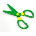 thumbnail image 4 of Juego de tijeras de plástico seguro para niños, tijeras de entrenamiento para niños pequeños, tijeras de entrenamiento preescolar y suministros de arte para niños (3 piezas) Ormromra WRQX-192, 4 of 7