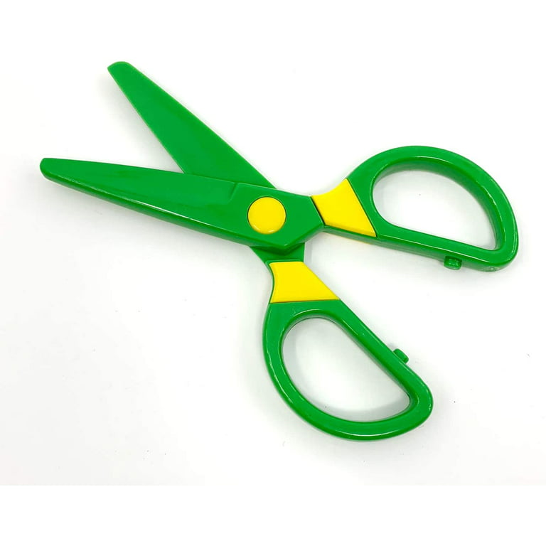 amassan Plastic Safety Scissors, Toddlers Training Scissors, Pre-School  Training Scissors and Offices Scissors (3pcs) Kids