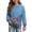 Blue, variant on Boys Sweatshirts Kids Christmas Fleece Crew Neck Hoodless Sweatshirt Long Sleeve Pullover Black 4-5 Years