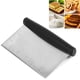 thumbnail image 1 of Raspador de banco multiusos de acero inoxidable para masa de pizza, cortador de masa para pan y pizza., 1 of 10
