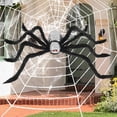 thumbnail image 2 of ODOMY Giant Spider and Fake Large Hairy Spider Props Scary Halloween Decoration, 2 of 7