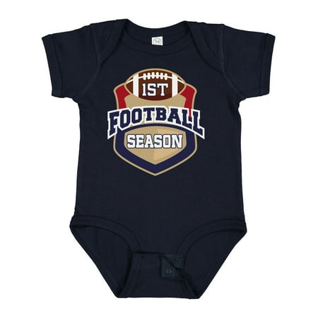 

Inktastic 1st Football Season Outfit Gift Baby Boy or Baby Girl Bodysuit