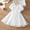 White, variant on Sweet Ruffle Short Sleeve Cute A Line Summer Dresses for Teens Vintage Lolita Lace Doll Collar Casual Dress