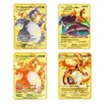 thumbnail image 5 of English Cards Gold DIY Metal Card Hard Iron Cards Pikachu Mewtwo Gx Charizard Vmax Package Game Battle Collection Gifts, 5 of 5