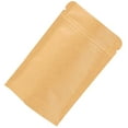 thumbnail image 1 of Xingzhi 10pcs Resealable Solid Color Kraft Paper Foil Bag Stand Up Heat Seal Food Grade Pouch 10pcs 9x14cm, 1 of 6