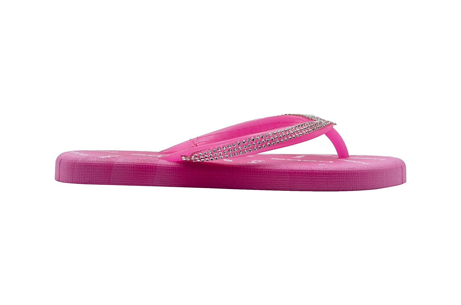 bebe flip flops rhinestone