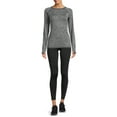 thumbnail image 4 of ClimateRight by Cuddl Duds Women's Knit High Waisted Base Layer Legging, 4 of 5
