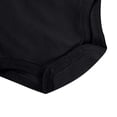 thumbnail image 4 of Kids Long Sleeve Puff Sleeve Bodysuit 100% Cotton Kids Snap Closure Black Solid Color Unisex Kids Clothes 0-24 Months,Size 18-24 Months, 4 of 5