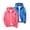 Red +Blue, variant on dazeni Boys Lightweight Waterproof Rain Jacket Solid Winderbreaker Soft Shell Jackets Casual Windproof Zip Up Jackets with Hood for Hiking Running Outwear