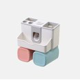 thumbnail image 1 of Estante de baño Montaje en pared 3 tazas + Pasta de dientes Dispositivo de compresión de pared Caja de almacenamiento Soporte de ventosa magnética Sin punzón ShuxiuWang 8390613484420, 1 of 1