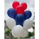 thumbnail image 3 of Globos de fiesta JODIDI, 100 unidades, 30 cm, azul marino, rojo y blanco, 3 of 5