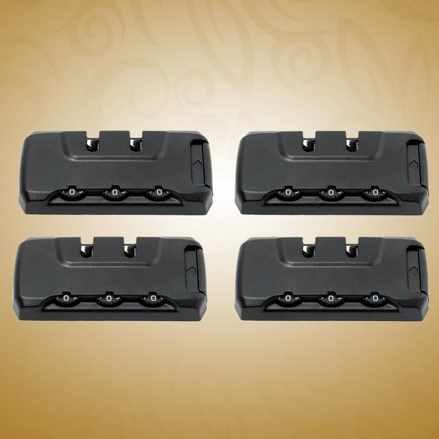 TABLETREANDS 4Ud Para Seguro Con Combinación De 3 Ideal Para Uso En Viaje