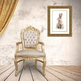 thumbnail image 3 of Loreth, Lanie 24x32 Gold Ornate Wood Framed with Double Matting Museum Art Print Titled - Sweet Bunny III, 3 of 4