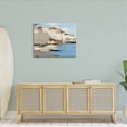 thumbnail image 2 of Ocean Cliffs Nature Landscape Landscape Painting Gallery Wrapped Canvas Print Wall Art, 2 of 7