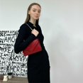 thumbnail image 2 of Bolso bandolera Dasein acolchado de noche rojo para mujer, 2 of 6