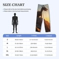 thumbnail image 5 of Daiia Seaside Sunset Cool Dragon Men's Sleep Pant with Pockets and Drawstring,Pajama Pants-Small, 5 of 9
