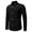 Black@GC@, variant on CONZONE Men's Buttons Down Suit Shirts Long Sleeve Dress Shirts For Men Trendy Solid Color Lapel Soft Lightweight Business Tops