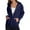 Navy, variant on Kixjoy Black Zip Up Hoodie Women Drawstring Relaxed Fit Plus Size Hoodies Casual Long Sleeve Hooded Jacket Trendy Warm Winter Coats for Women with Pockets, Black S