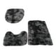thumbnail image 3 of 1 Set Tie Dyed Plush Carpet Plush Toilet, Three Piece Set Non Slip Mat Bath, Absorbent Plush Shaggy Bath Mats for Bathroom, Toilet, Bedroom, 3 of 9